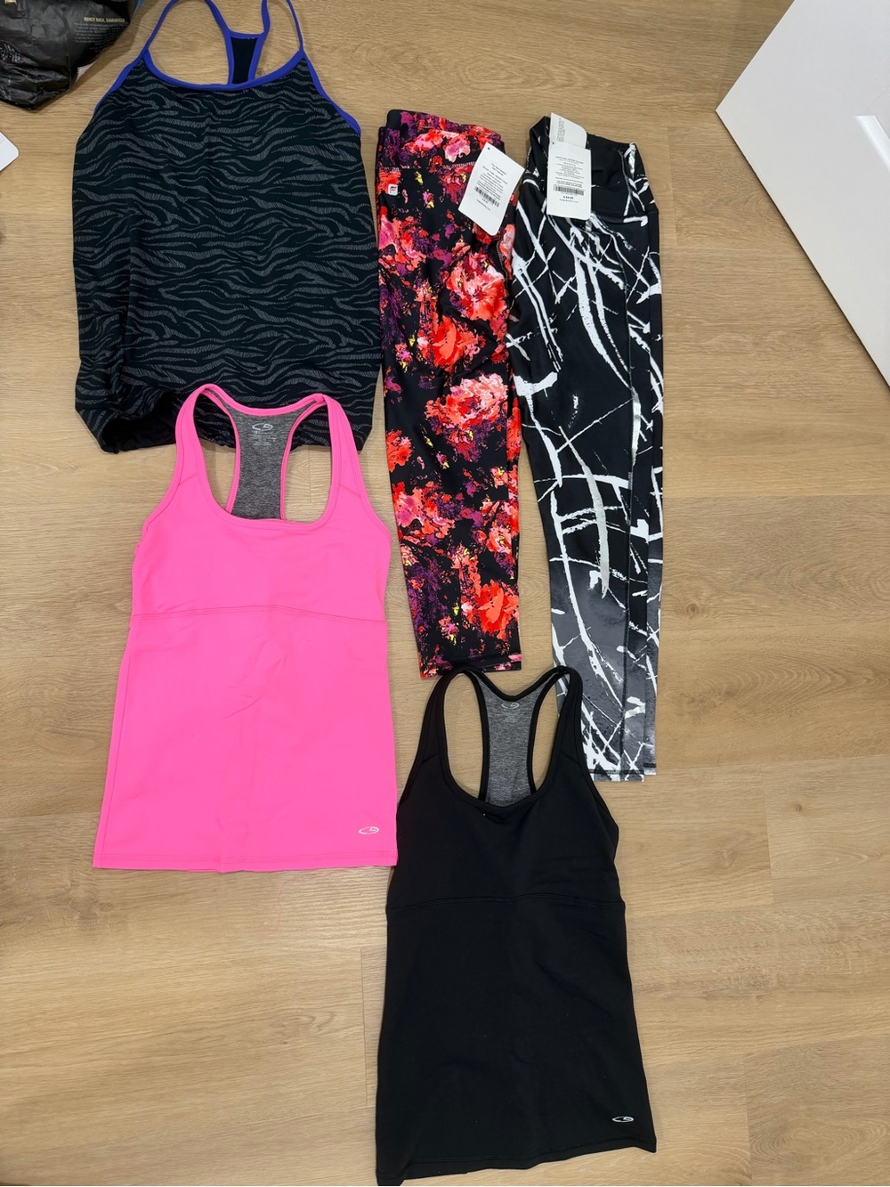 Champion and fabletics Women's workout wear